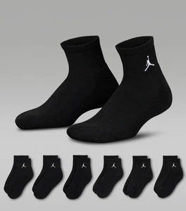 Sei Paia di Calzini Jordan Everyday Essentials - Nero - Photo 1/4