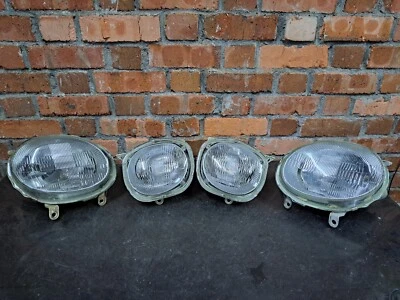 JDM Toyota Celica ST202 ST205 Halogen Head lights Lamps EARLY Cut Glass Type - Image 1 of 4