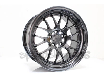 ROTA MXR WHEELS Hyper Black 18X8.5 +44 5X100 For WRX TC Corolla FRS BRZ VW Foto 1 de 2