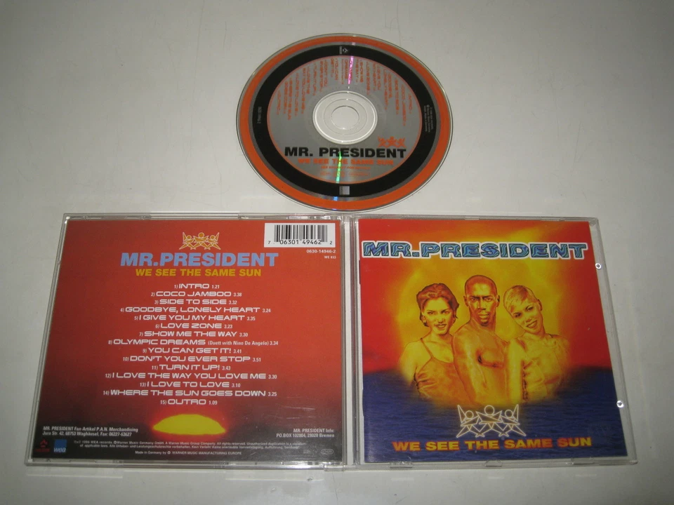 MR. PRESIDENT/WE SEE THE SAME SUN(WEA 0630-14946-2) CD ALBUM - Bild 1 von 1