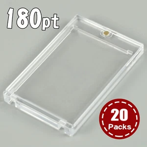 20Pcs Magnetic Card Holders For 180Pt Trading Cards Baseball Card Case Protector - Picture 1 of 9