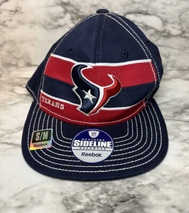 NEU - NFL Houston Texans Reebok Official Sideline Stretch Fit Flex Mütze Kappe S/M - Bild 1 von 6
