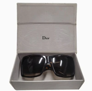 Gafas de sol Dior Aventurain de gran tamaño con caparazón de tortuga hechas en Italia marrón degradado - Imagen 1 de 23