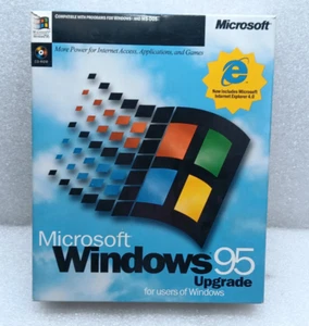 Rare Vintage Microsoft Windows 95 Upgrade Edition – Open Box - Y2K #99 - Picture 1 of 5