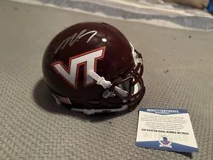 Michael Vick Signed In-person mini helmet with Beckett Witnessed COA Autographed - Picture 1 of 4