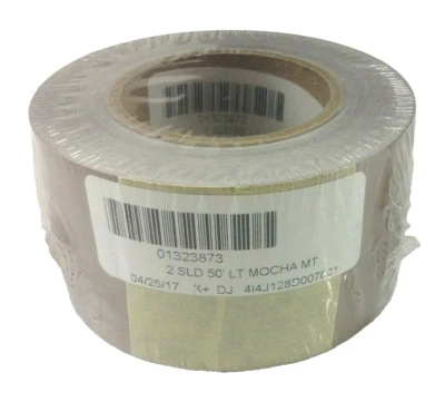 Solid LT Mocha Metallic Vinyl Pin Stripe 2" x 50ft Decal 01323873 - Image 1 of 3