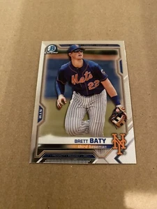 Brett Baty 2021 Bowman Chrome Prospects Card #BCP-67 New York Mets - Picture 1 of 2