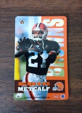 RARE 1994/95 Eric Metcalf PRO MAGS NFL Magnet #91 Cleveland Browns  Ball Card