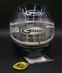 Gmax Youth GM-49Y Street Motorcycle Helmet Black Gloss (Small 49-50cm) H2 - Picture 1 of 10