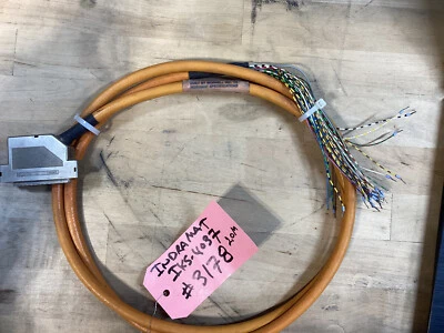 INDRAMAT ORANGE CABLE IKS-4037, 2 METER  IPP#3178 - Image 1 of 4