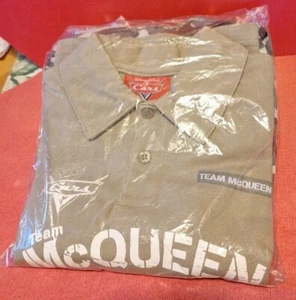 Disney Cars Lightning McQueen Vintage Race T-Shirt Polo Shirt  - Picture 1 of 7