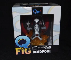 Marvel Deadpool LootCrate Exclusive Q Fig Figurine White Variant 2015 - Picture 1 of 6