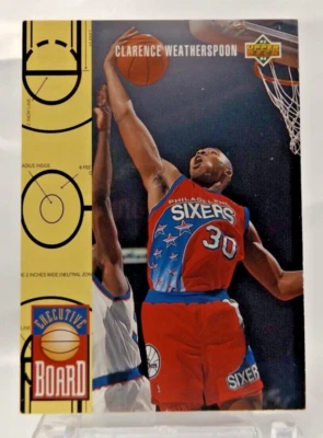 1993 Upper Deck #427 - Clarence Weatherspoon - Philadelphia 76ers - Near Mint - Image 1 of 2