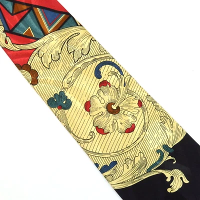 Vintage Oscar De La Renta Couture Floral Art Nouveau Flourishes 56"x4" Stunning - Изображение 1 из 4