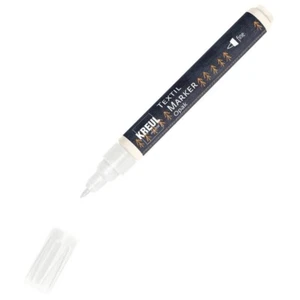 KREUL Opak fine Textilmarker Textilstift Textilfarbe Stoff weiß 1-2mm 92781 - Bild 1 von 10