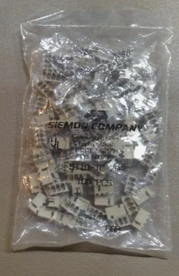 SIEMON 100-PACK OF TERMINATION CAPS S110-TC-2P COMMUNICATION CIRCUIT ACC GRAY - Image 1 of 3