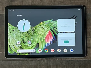 Google Pixel Tablet 2024 GA06158-US 10.95" WQXGA 8GB 128GB WiFi Hazel Gray, READ - Picture 1 of 23
