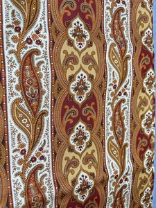 Vintage Jo Morton Andover Fabric 2015 Paisley Print 1/2 yard x 44" Cotton Sewing - Picture 1 of 4