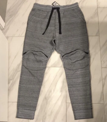 G-Star Raw Men's 5620 Knee Zip Tapered Fit Sweatpants Gray $170 New - Image 1 of 4