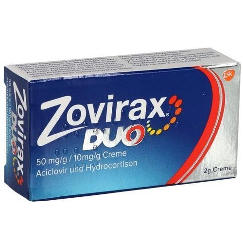 GLAXOSMITHKLINE CONSUMER HEALTHCARE ZOVIRAX Duo 50 mg/g / 10 mg/g Creme 2 G PZN 13170548