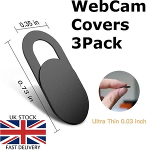 PACK de 3 cubiertas para cámara web delgada deslizante para iPhone portátil tableta móvil - Imagen 1 de 5