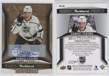 2022 Upper Deck Parkhurst Prominent Prospects Gold Samuel Fagemo Rookie Auto RC
