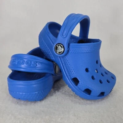 Zuecos Crocs Niños 2 3 Azul Ventilado Agua Zapatos Niños Transpirables 204536 Foto 1 de 4