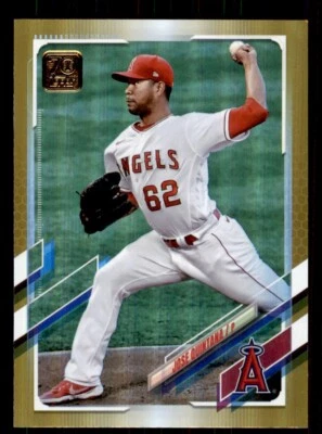 2021 Topps Update Gold Foil #US118 Jose Quintana Los Angeles Angels - Image 1 of 2