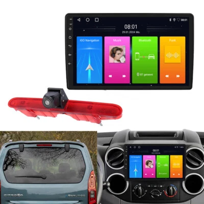 7"Autoradio GPS Navigation+Rückfahrkamera für Peugeot Partner Tepee Limousine HD - Bild 1 von 4