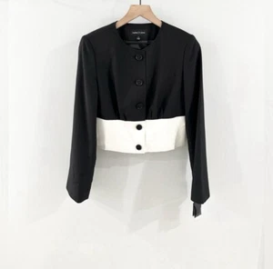 NWT Isabel & Nina Jacket Black & White Size 8 - Picture 1 of 6