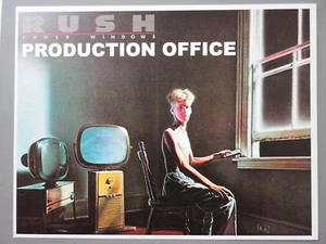 Rush Backstage Door Sign ! 8.5" X 11" Power Windows Production Office ! - Picture 1 of 1