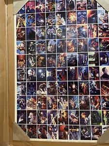 Topps 1996 Star Wars Shadow of Empire Uncut Flat 90-Card Sheet 27x40 - Picture 1 of 7