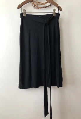 Vintage Balenciaga Drapey Skirt - Sz. 38 - Black - Ghesquiere - Image 1 of 4