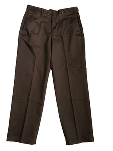 Haggar Size 38x31 Brown Flex Waist Flat Front Combed Cotton Chino Pants Men's - Bild 1 von 9