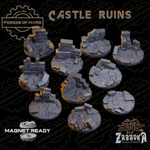 Bases - Castle Ruins - Round 32mm (x10) - Bild 1 von 1