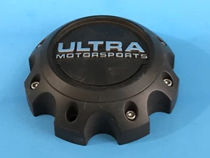 ULTRA MOTORSPORTS CUSTOM WHEELS RIMS SATIN BLACK CENTER CAP 89-9779 S1209-47 - Picture 1 of 9