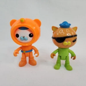 Mattel Fisher Price Octonauts Figures Toys Lot of 2 Captin Barnacles & Kwazii - Picture 1 of 6