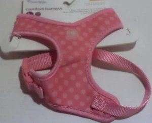 Good2Go Adjustable Pink Polka Dot Dog Harness, Extra Small - Picture 1 of 6