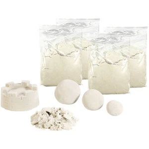 Playtastic 4er-Set kinetischer Sand, fein, beige, insgesamt 4 kg - Bild 1 von 3