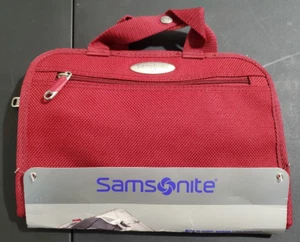 Samsonite Estuche de Aseo Bolsa de Viaje Bolso de Equipaje Pequeño Colgante Rojo Nuevo con Etiquetas - Imagen 1 de 5