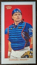 2023 Topps 206 Low Series Blank Back IVAN RODRIGUEZ Texas Rangers /10