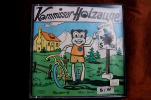 Kommissar Holzauge - Super 8 Film 66 Meter Spule sw Ton Inter Pathe - Imagen 1 de 3