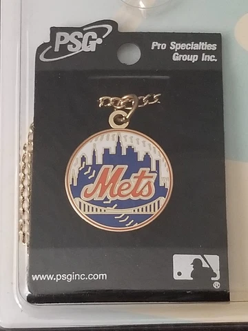 New York Mets Major League Baseball Collectible Pendant Necklace MLB PSG Cover
