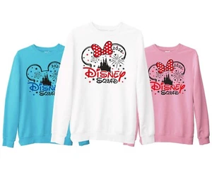 Matching Disneyland Sweatshirt Mickey Minnie Squad Paris Holiday Trip 2025 Tops - Picture 1 of 9