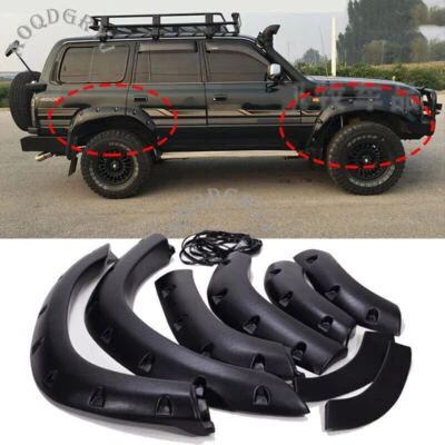 For Toyota Land Cruiser LC80 FJ80 1991-1997 Fender Flares Wheel Arches Wide Body Foto 1 de 4