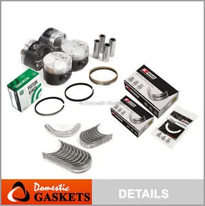 High Performance Pistons Bearings Rings Fit 94-00 Honda JDM P29 B16A2 B16A3 - Picture 1 of 12