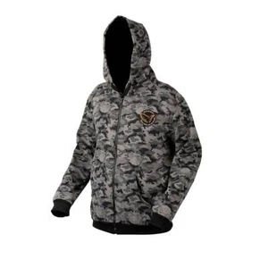 Savage Gear Noir Capuche Fermeture Éclair Pull à avec à Glissière - Photo 1/1