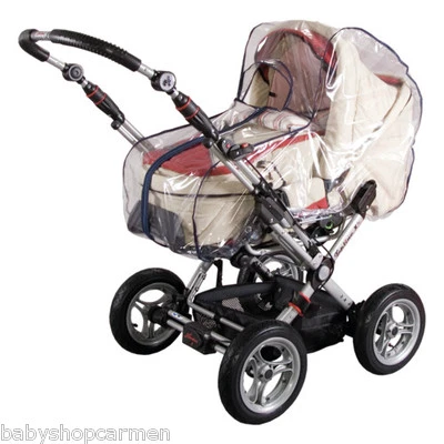 SUNNYBABY XXL Regenplane Regenverdeck Regenschutz für Kinderwagen mit Reißverschluß 10526