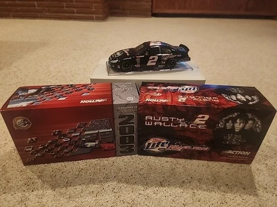 Muñecas Goo Goo Diecast Action Rusty Wallace #2 1:24 edición limitada Foto 1 de 4