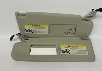 2006-2009 大众高尔夫 RABBIT JETTA SUN VISOR DRIVER 乘客套装一对 — 第 1/4 张图片